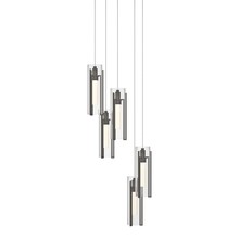 Hubbardton Forge - Canada 131124-SKT-LONG-07-ZM0065 - Exos Glass 5-Light Pendant