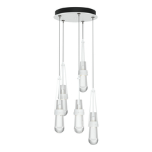 Hubbardton Forge - Canada 131127-SKT-STND-02-ZM0434 - Link 5-Light Clear Glass Pendant