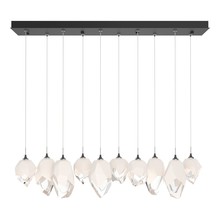 Hubbardton Forge - Canada 131145-SKT-LONG-10-WP0756 - Chrysalis 10-Light Mixed Crystal Pendant