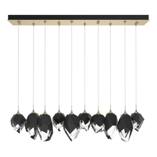 Hubbardton Forge - Canada 131145-SKT-STND-86-BP0756 - Chrysalis 10-Light Mixed Crystal Pendant