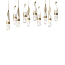 Hubbardton Forge - Canada 131200-SKT-LONG-84-YJ0434 - Link 10-Light Blown Glass Pendant