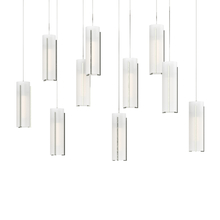 Hubbardton Forge - Canada 131204-SKT-LONG-85-GG0065 - Exos Glass 10-Light Pendant