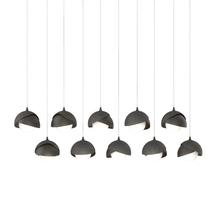 Hubbardton Forge - Canada 131205-SKT-LONG-20-14-GG0711 - Brooklyn 10-Light Double Shade Pendant