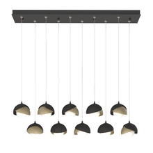 Hubbardton Forge - Canada 131205-SKT-STND-10-84-GG0711 - Brooklyn 10-Light Double Shade Pendant