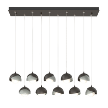 Hubbardton Forge - Canada 131205-SKT-STND-14-82-GG0711 - Brooklyn 10-Light Double Shade Pendant