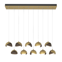 Hubbardton Forge - Canada 131205-SKT-STND-86-05-GG0711 - Brooklyn 10-Light Double Shade Pendant