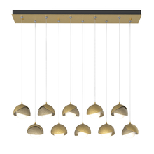 Hubbardton Forge - Canada 131205-SKT-STND-86-84-GG0711 - Brooklyn 10-Light Double Shade Pendant