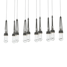 Hubbardton Forge - Canada 131207-SKT-LONG-20-ZM0434 - Link 10-Light Clear Glass Pendant