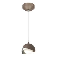 Hubbardton Forge - Canada 161183-SKT-STND-05-85-GG0711 - Brooklyn Double Shade Low Voltage Mini Pendant