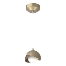 Hubbardton Forge - Canada 161183-SKT-STND-84-05-GG0711 - Brooklyn Double Shade Low Voltage Mini Pendant