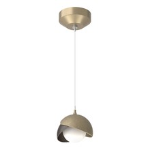 Hubbardton Forge - Canada 161183-SKT-STND-84-14-GG0711 - Brooklyn Double Shade Low Voltage Mini Pendant