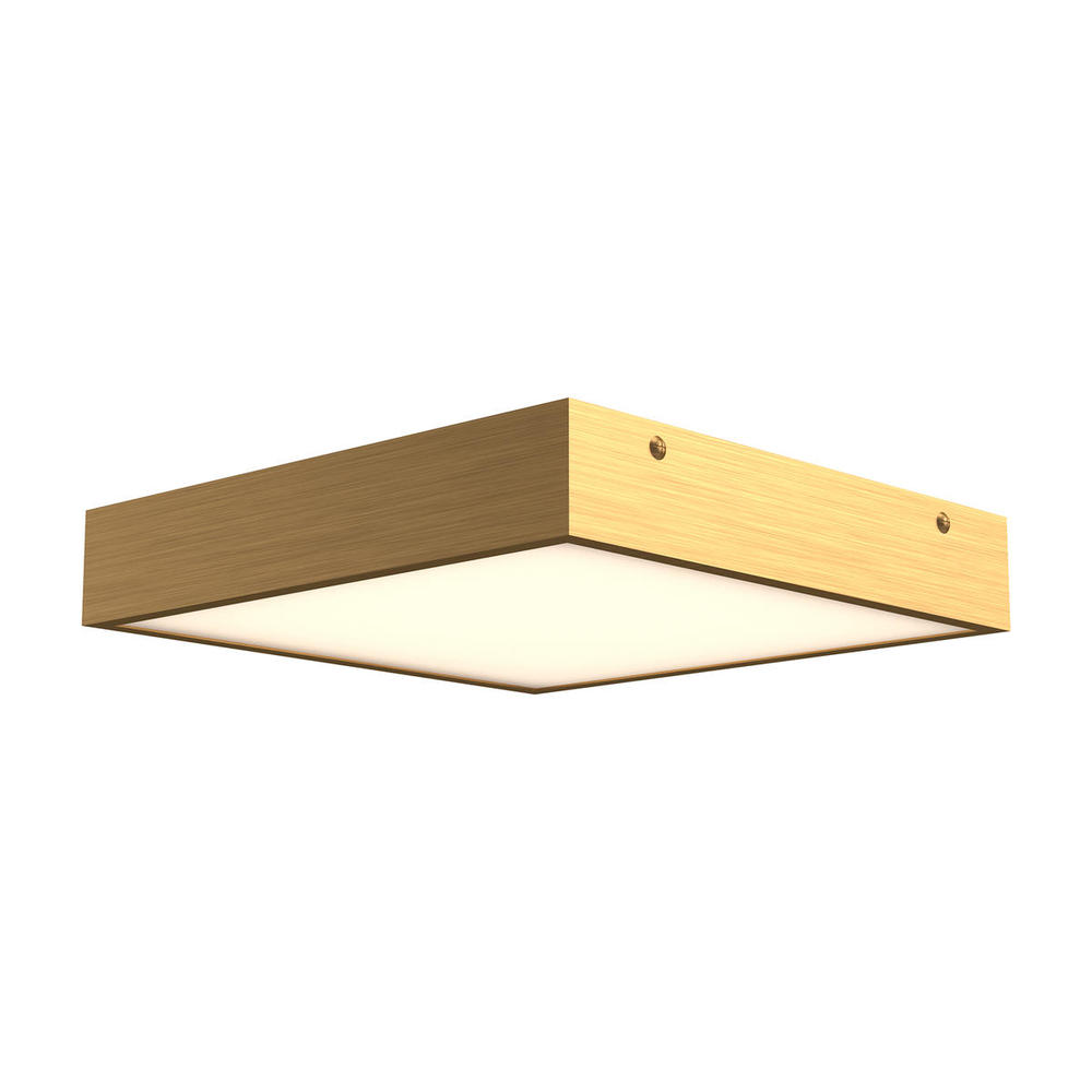 Sydney 14-in Aged Gold LED Flush Mount