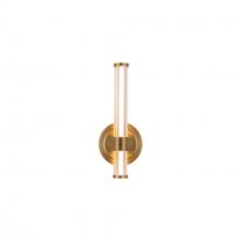 Alora Lighting WV509012BG-UNV - Elsie 12-in Brushed Gold LED Wall/Vanity Light