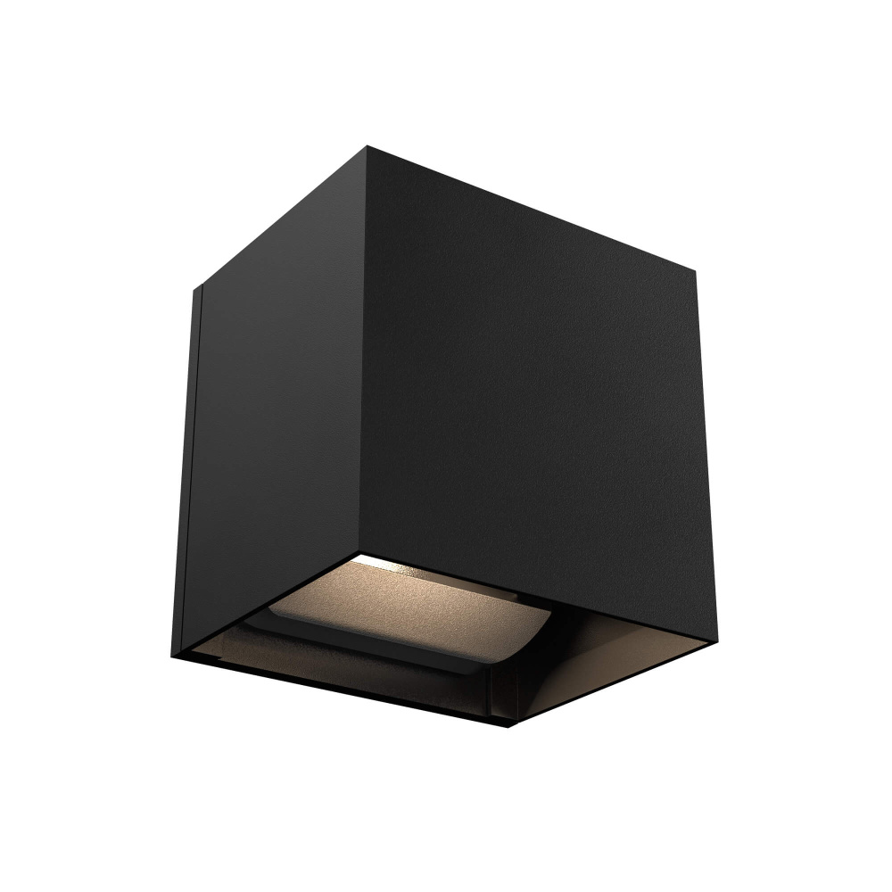 Square directional LED wall sconce