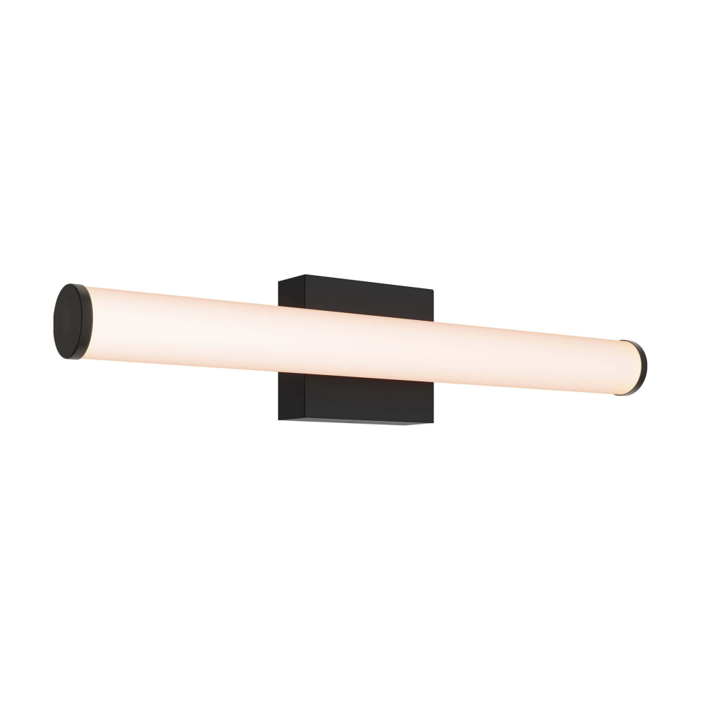 22in round vanity light, 5CCT - Black