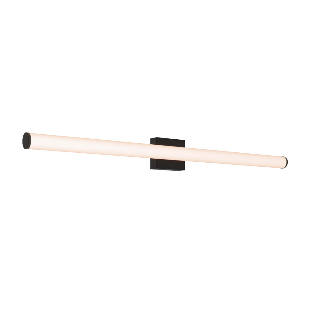 46in round vanity light, 5CCT - Black