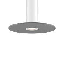 Dals PIL-ACCFD24-MG-WH - White mounting reflector and 24in felt disk Medium gray for PILXX