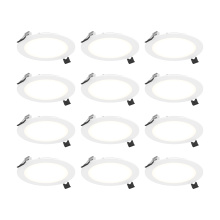 Dals PNL6-CC-WH-K12 - Kit of 12 - 6in Round LED Panel, White