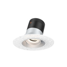 Dals RC03-CC-35-GMBAZ-TWH - 3in Modular Downlight, 5CCT, 35 degree Beam Angle, Gimbal Reflector, Alzak, White trim