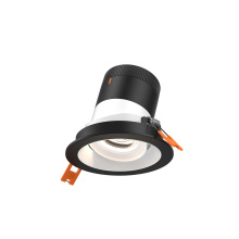 Dals RC03-CC-35-GMBWH-TBK - 3in Modular Downlight, 5CCT, 35 degree Beam Angle, Gimbal Reflector, White, Black trim