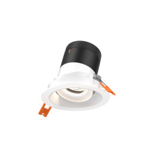 Dals RC03-CC-60-GMBWH-TWH - 3in Modular Downlight, 5CCT, 60 degree Beam Angle, Gimbal Reflector, White, White trim