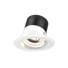 Dals RC04-CC-60-GMBWH-TL - 4in Modular Downlight, 5CCT, 60 degree Beam Angle, Gimbal Reflector, White, Trimless