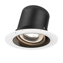 Dals RC06-CC-60-GMBBK-TL - 6in Modular Downlight, 5CCT, 60 degree Beam Angle, Gimbal Reflector, Black, Trimless