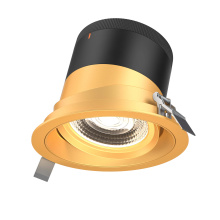 Dals RC06-CC-60-GMBGD-TGD - 6in Modular Downlight, 5CCT, 60 degree Beam Angle, Gimbal Reflector, Gold, Gold trim
