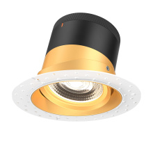 Dals RC06-CC-60-GMBGD-TL - 6in Modular Downlight, 5CCT, 60 degree Beam Angle, Gimbal Reflector, Gold, Trimless