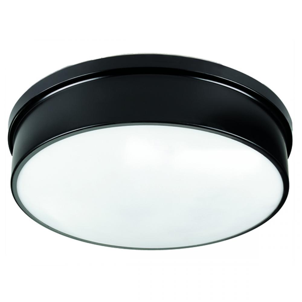 Lunette Flush Mount Black