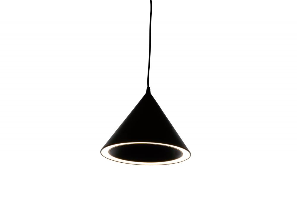 Trulli - 18" LED Pendant in Black