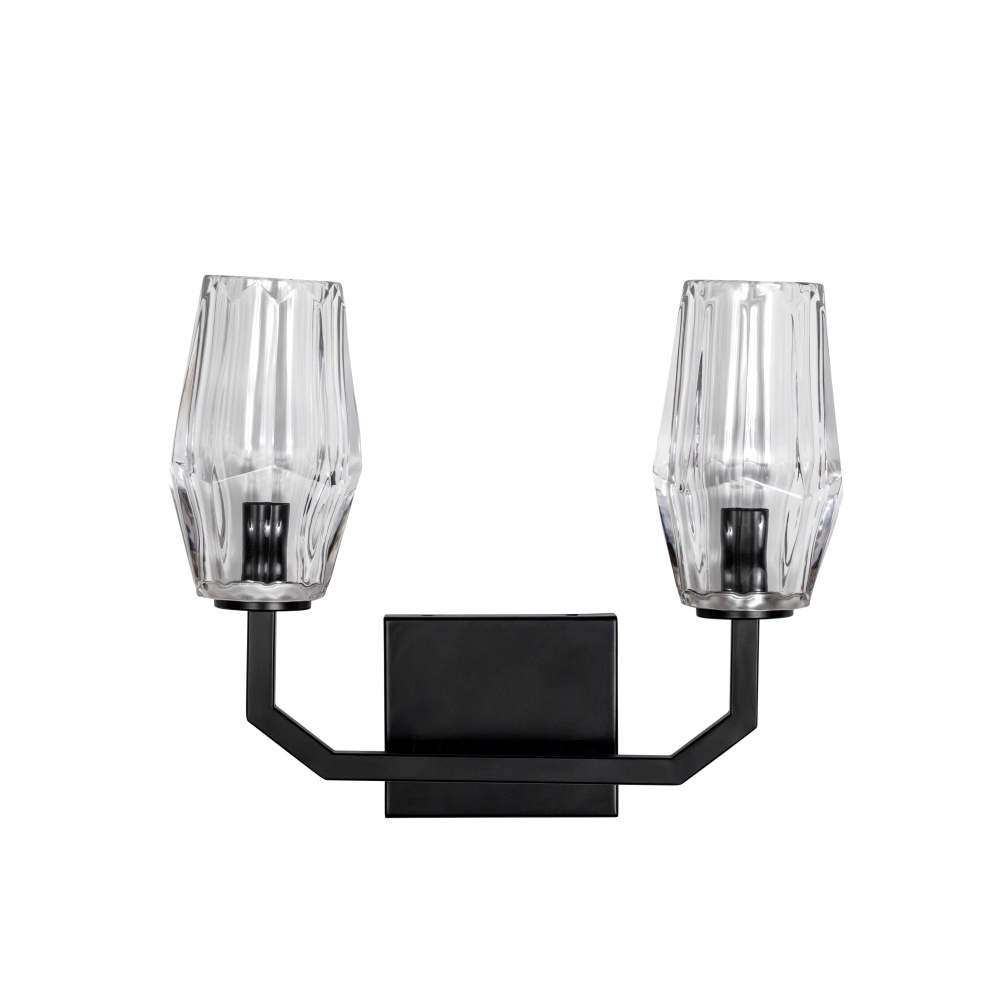Vespera - 2 Light Vanity in Black