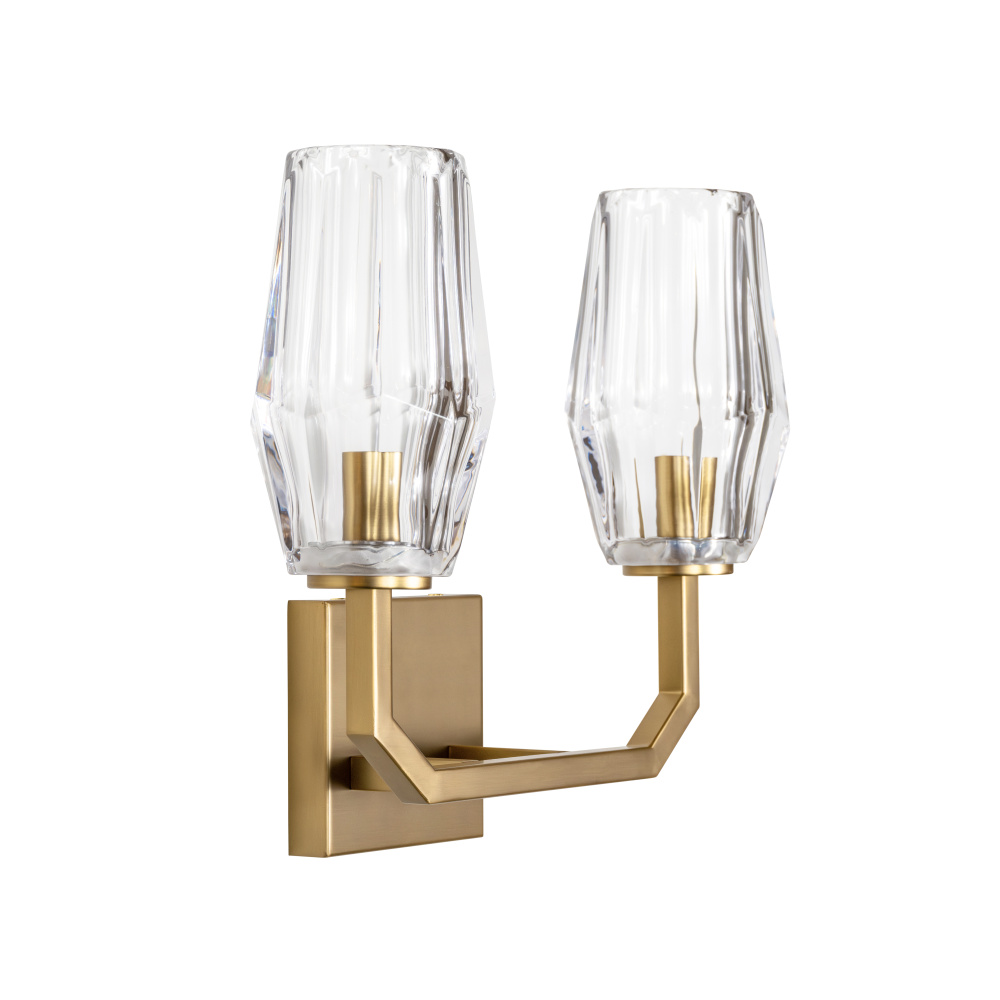 Vespera - 2 Light Vanity in Champagne Gold