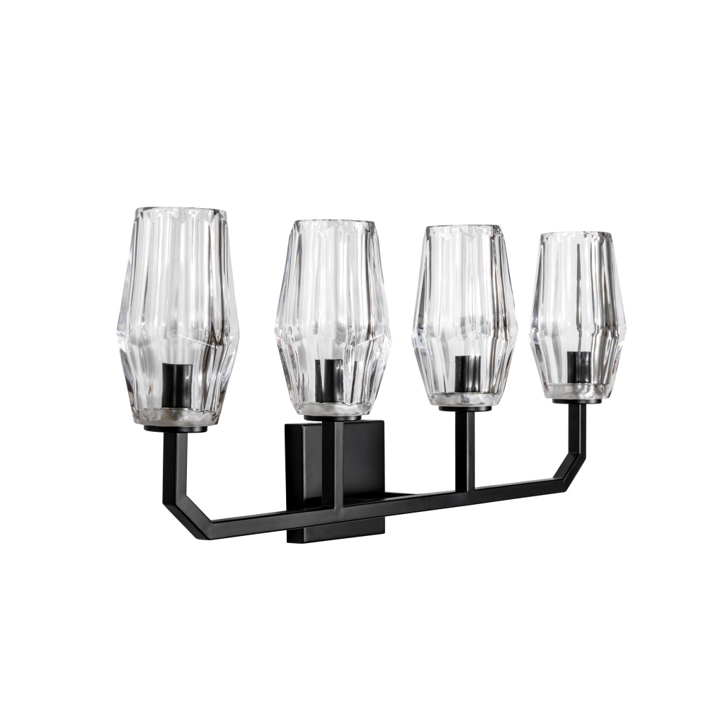 Vespera - 4 Light Vanity in Black