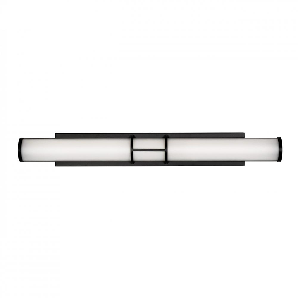 Cylindrius - LED CCT 36" Vanity in Black