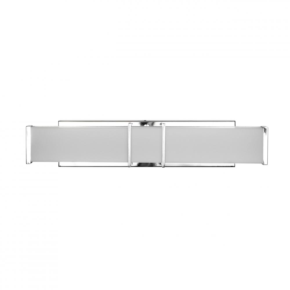lateral - LED CCT 24" Vanity in Chrome
