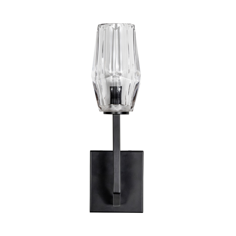 Vespera - Single Wall Sconce in Black