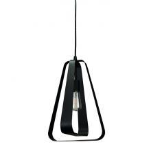 Russell Lighting 207-611/BLKSVT - Tangent - Pendant Light in Black