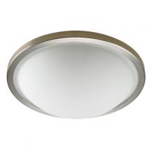 Russell Lighting L317-715/19 - Halo - LED 16" Flush Mount in Brushed Chrome with Opal Glass
