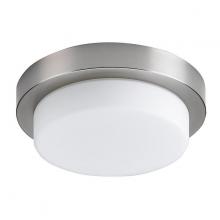Russell Lighting 362-711/BCH - Bollar - Flush Mount in Brushed Chome with Opal Glass