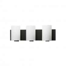 Russell Lighting 750-603/BLK - Atlas - 3 Light Vanity in Black