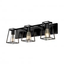 Russell Lighting 777-603/BLK - Hastings - 3 Light Vanity in Black