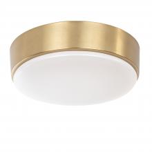 Russell Lighting FM7612/SG - Aylin - LED 3CCT 14" Flush Mount in Soft Gold with Arylic Lens