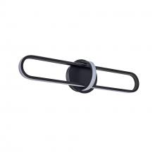 Russell Lighting L745-624/BLK - Cassini - LED Black Wall Light