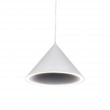 Russell Lighting PD1192/WH - Trulli - 12.5" LED Pendant in White