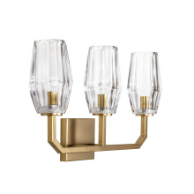 Russell Lighting VL6833/CG - Vespera - 3 Light Vanity in Champagne Gold
