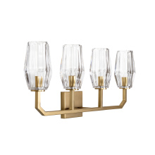 Russell Lighting VL6834/CG - Vespera - 4 Light Vanity in Champagne Gold