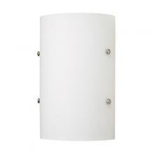 Russell Lighting L766-707/19 - Perch - LED Wall Sconce in Brushed Chrome with Opal Glass
