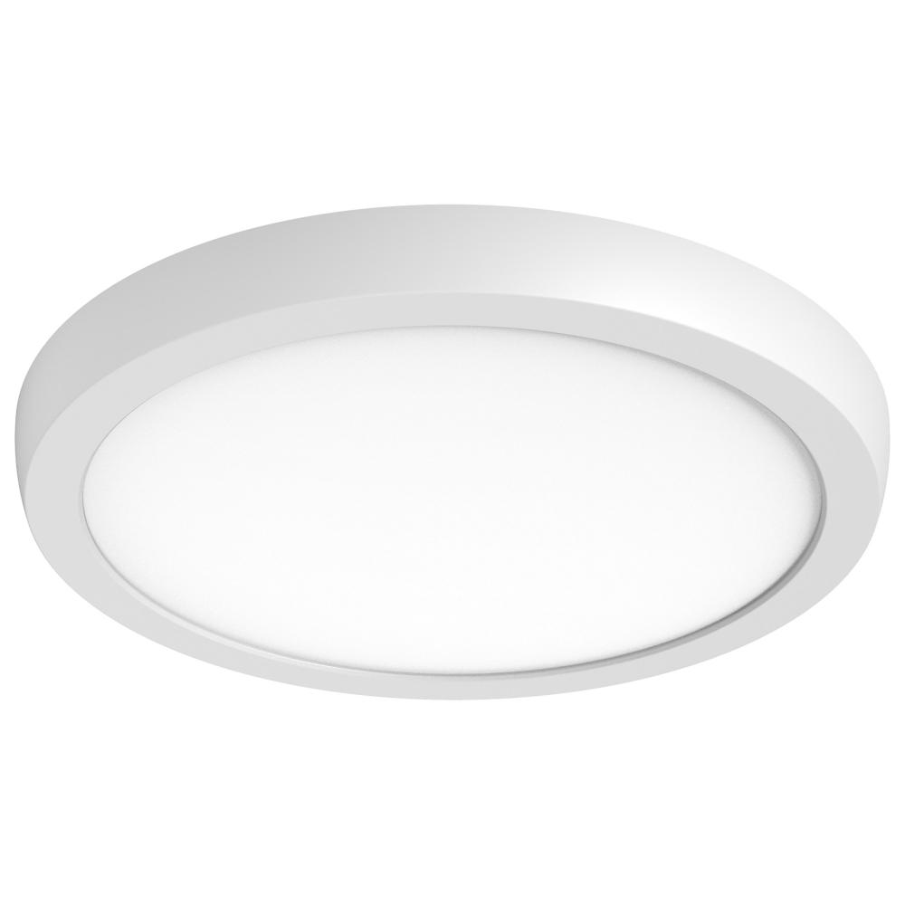 Blink Pro Plus; 19.5 Watt; 12 in.; Surface Mount LED; CCT Selectable; 90 CRI; White Finish; 120/277