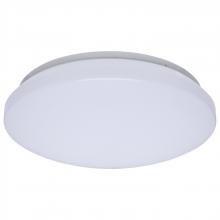 Nuvo 62/1851 - 11 Inch LED Cloud Fixture with Sensor; 11.5 Watts; 27K/30K/35K/40K/50K CCT Selectable; Round Shape;